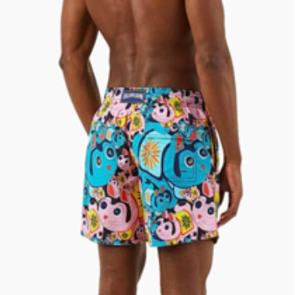 Vilebrequin Mens Swim Shorts Maneki-Neko RARE NWT - Picture 2 of 7
